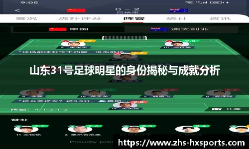 山东31号足球明星的身份揭秘与成就分析